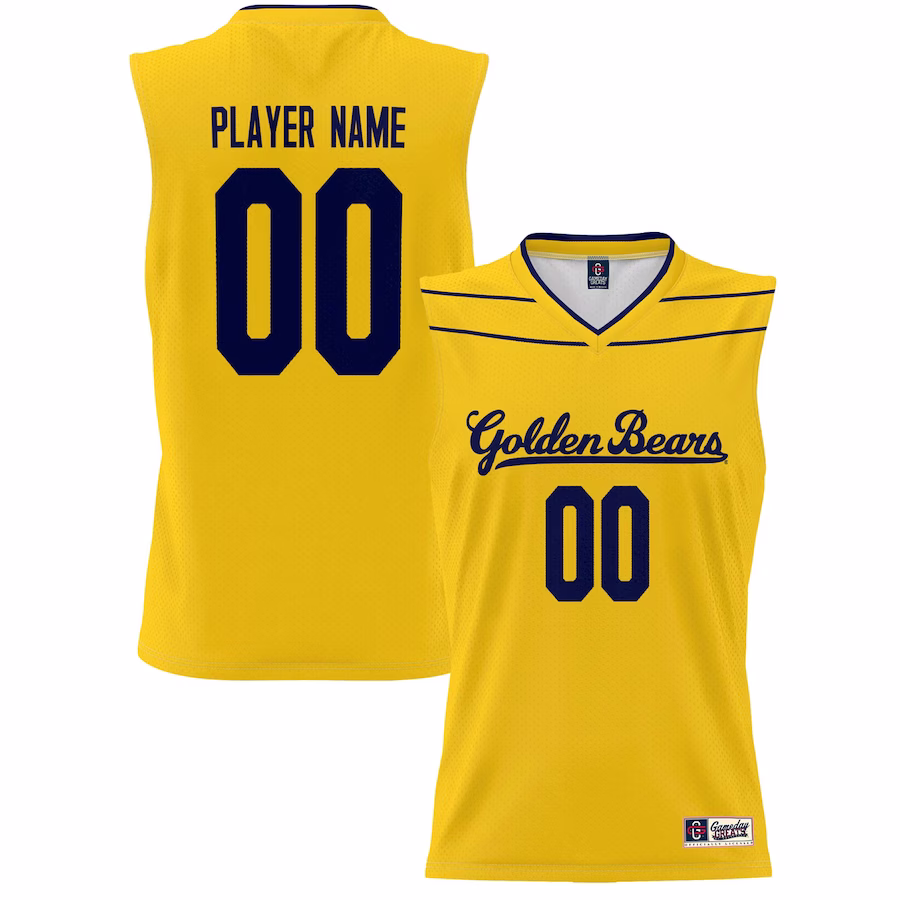 Cal Bears GameDay Greats Unisex NIL Pick-A-Player Lightweight Basketball Jersey - Gold - U-jersey