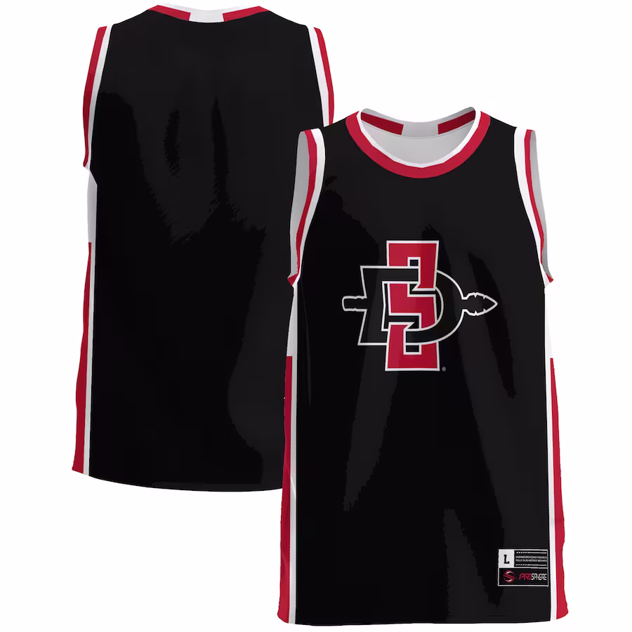 San Diego State Aztecs GameDay Greats  Lightweight Basketball Jersey - Black - U-jersey