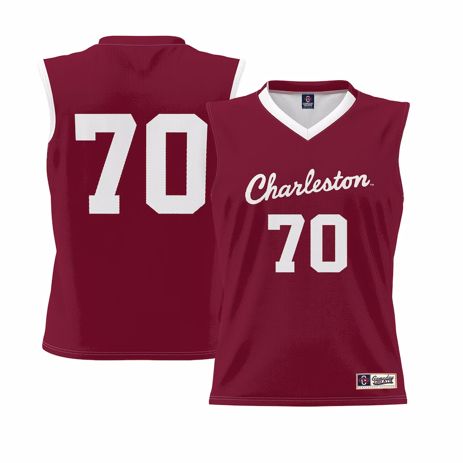 #70 Charleston Cougars GameDay Greats Unisex Lightweight Basketball Jersey - Crimson - U-jersey