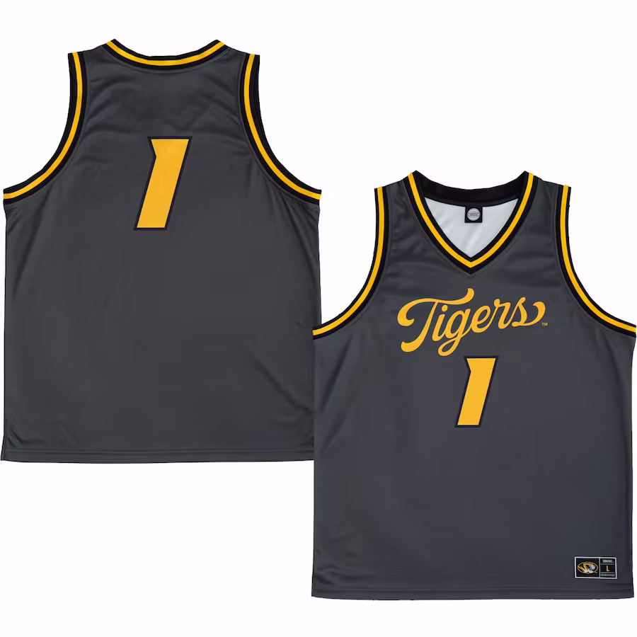 Missouri Tigers Unisex Alternate Script Jersey - Anthracite - U-jersey