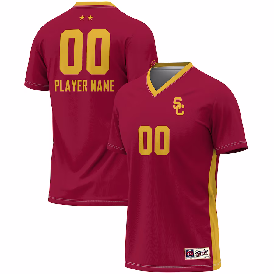 USC Trojans GameDay Greats Unisex Pick-A-Player NIL Lightweight Soccer Jersey - Crimson - U-jersey
