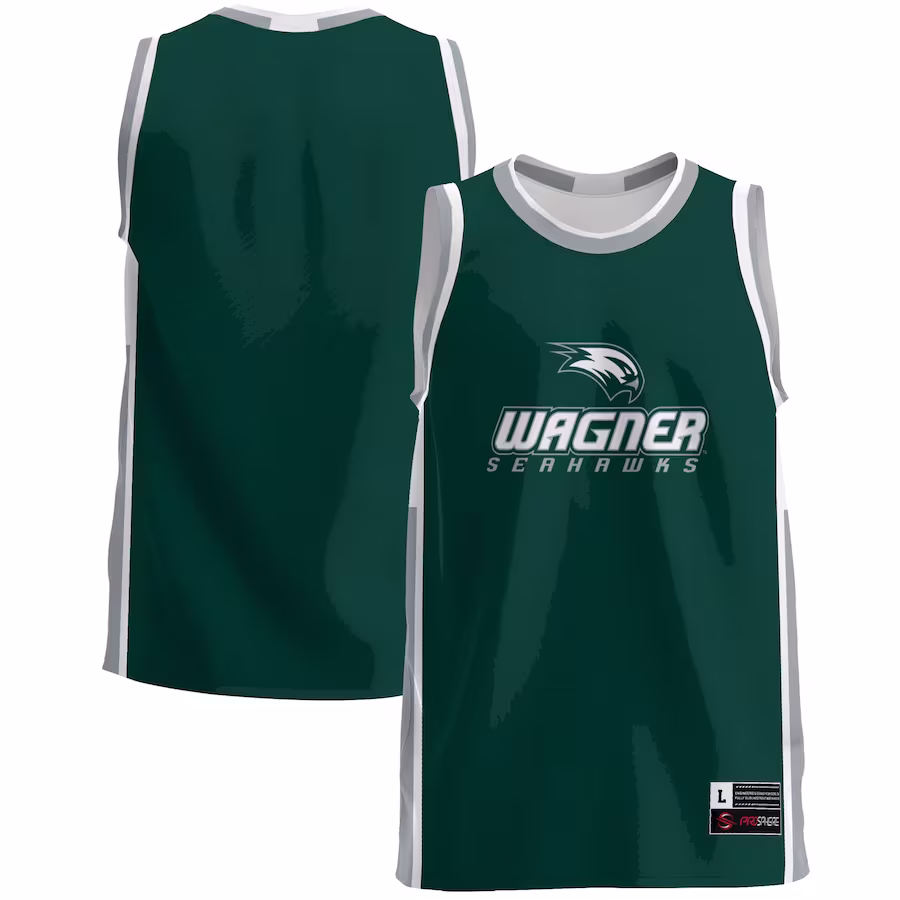 Wagner College Seahawks GameDay Greats  Lightweight Basketball Jersey - Green - U-jersey