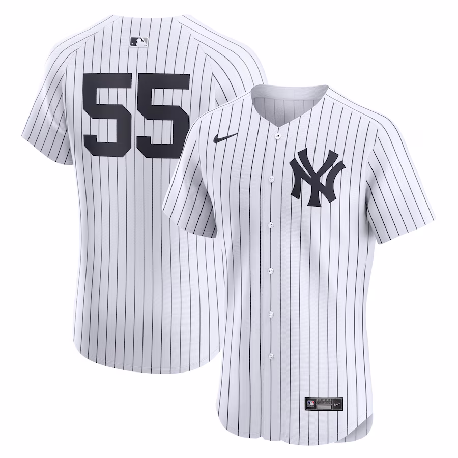 Men's New York Yankees Carlos Rodon Nike White Home Elite Player Jersey - U-jersey