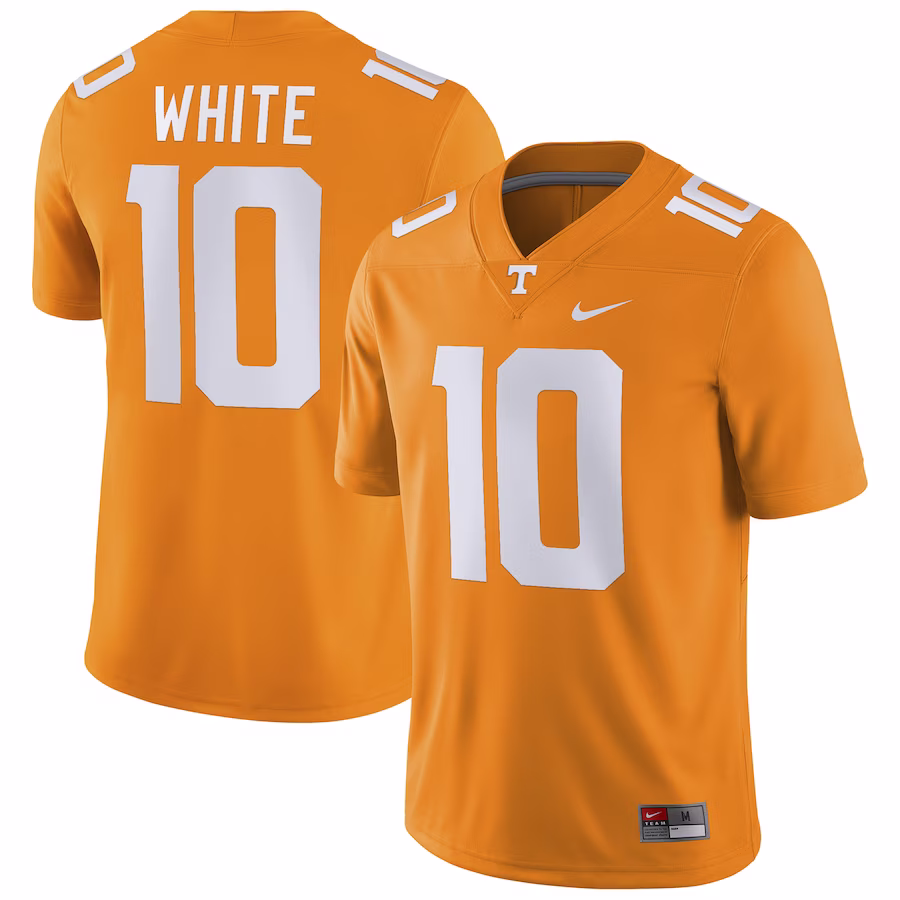 Squirrel White Tennessee Volunteers Nike Player Game Jersey - Tennessee Orange - U-jersey