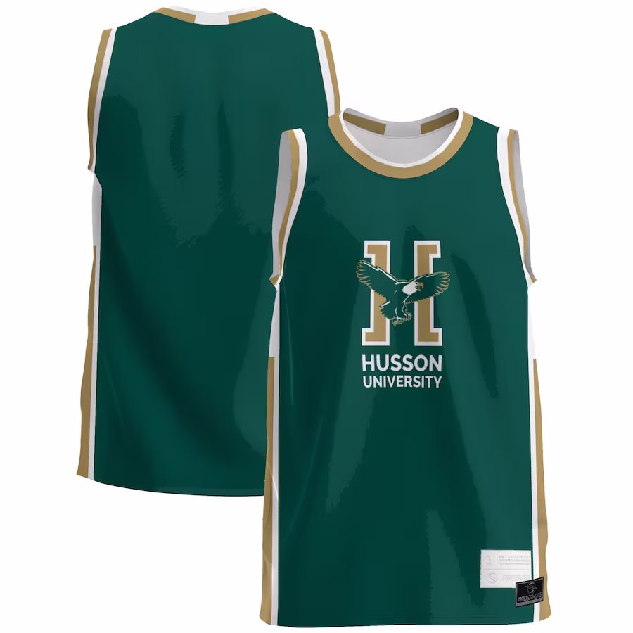 Husson University Eagles ProSphere Youth   - Green - U-jersey