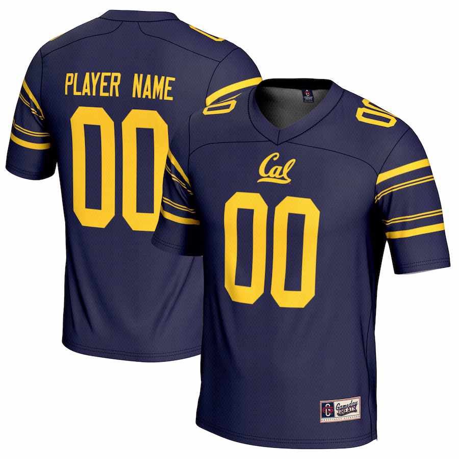 Cal Bears GameDay Greats NIL Pick-A-Player Football Jersey - Navy - U-jersey