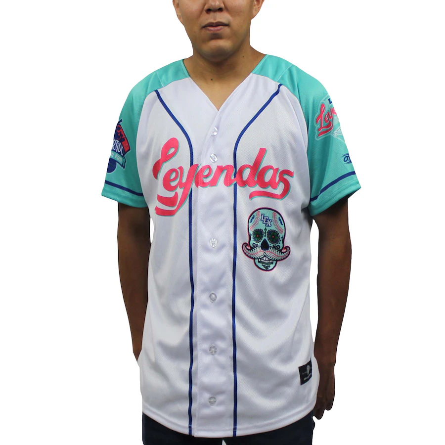 Men's Lexington Legends White/Teal Copa Replica Jersey - U-jersey
