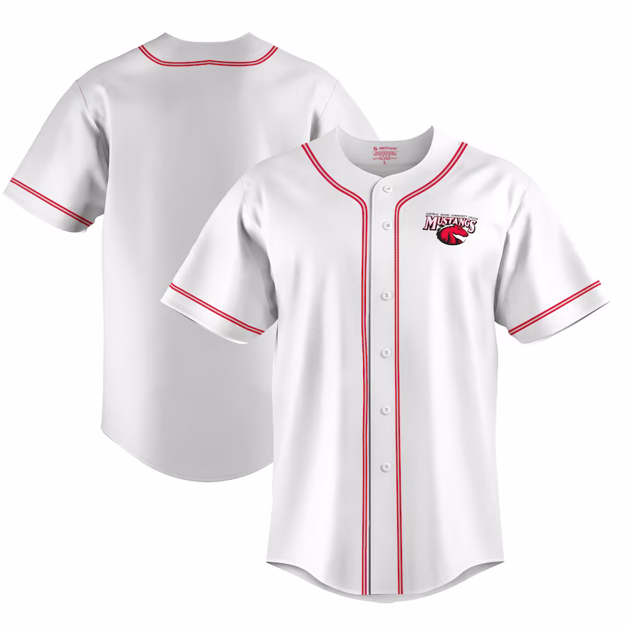 Central Maine Community College ProSphere Youth Baseball Jersey - White - U-jersey