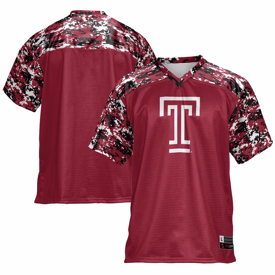 Temple Owls GameDay Greats Football Jersey - Cherry - U-jersey