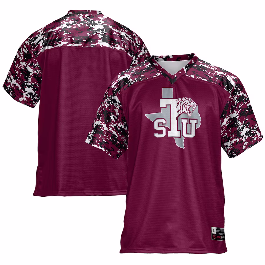 Texas Southern Tigers GameDay Greats Football Jersey - Maroon - U-jersey