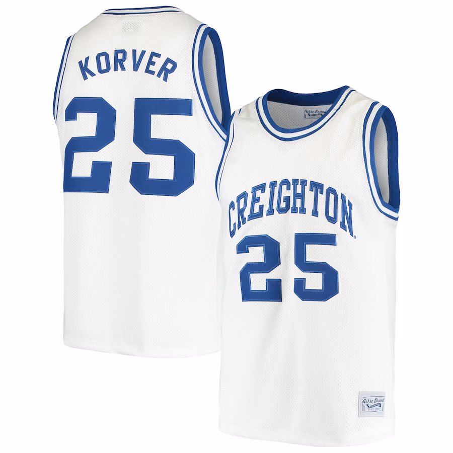 Kyle Korver Creighton Bluejays Original Retro Brand Alumni Basketball Jersey - White - U-jersey