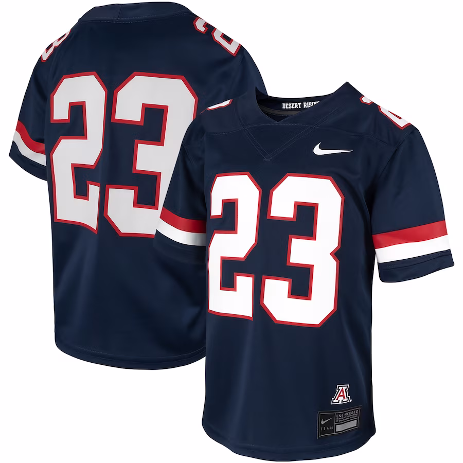 #23 Arizona Wildcats Nike Youth Untouchable Replica Game Jersey - Navy - U-jersey