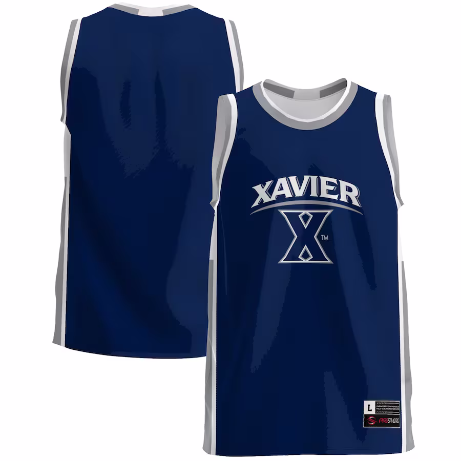 Xavier Musketeers GameDay Greats  Lightweight Basketball Jersey - Navy - U-jersey