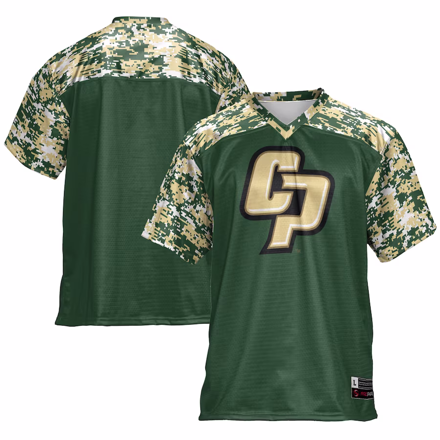 Cal Poly Mustangs GameDay Greats Football Jersey - Green - U-jersey
