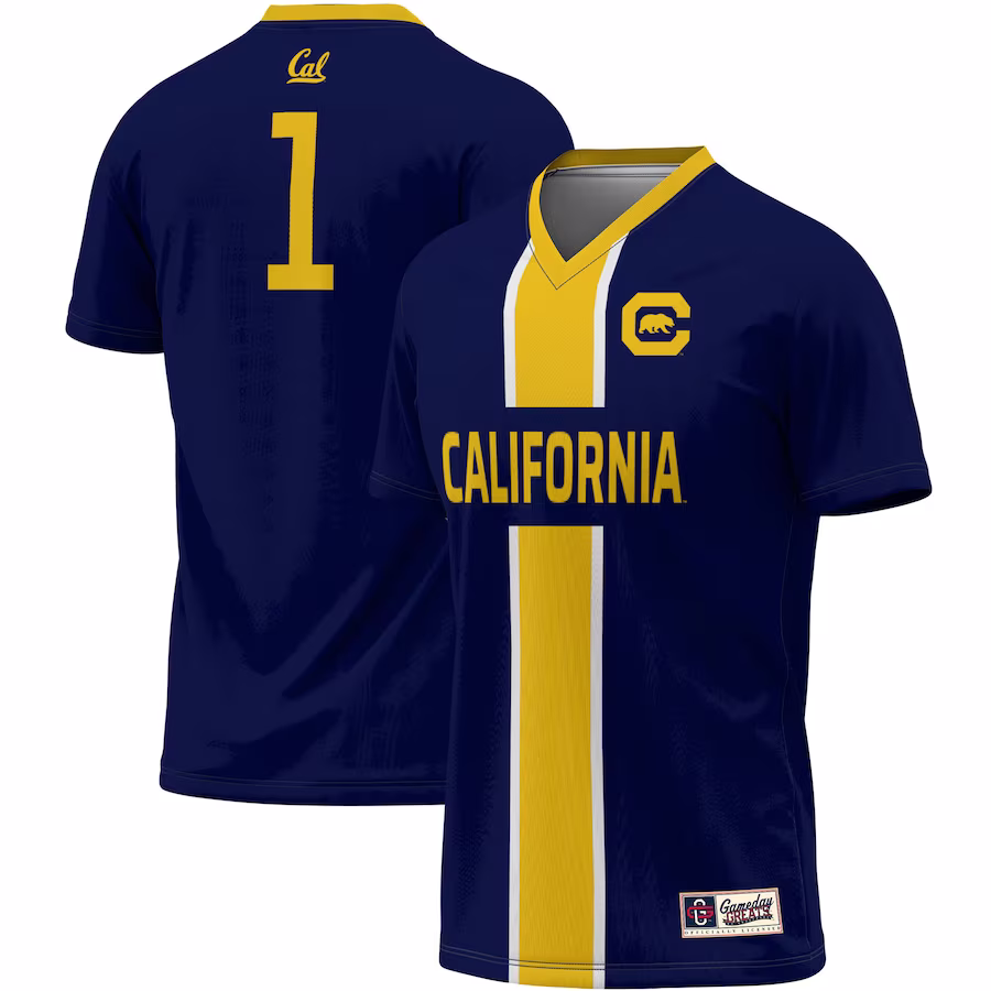 #1 Cal Bears ProSphere Unisex Lightweight Soccer Jersey - Navy - U-jersey