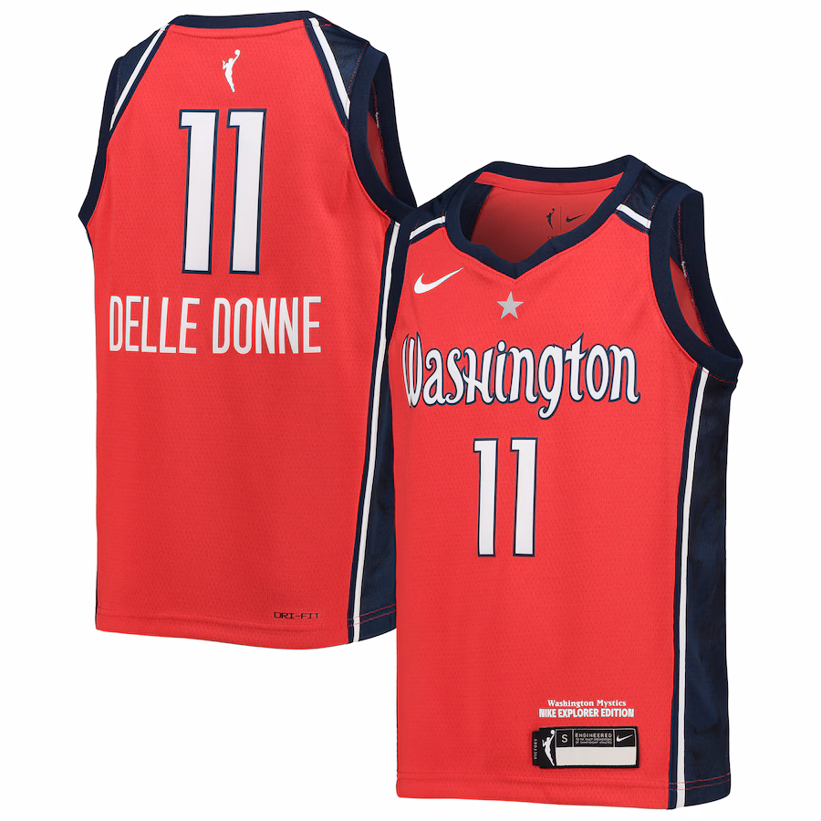 Youth Washington Mystics Elena Delle Donne Nike Red 2021 Explorer Edition Victory Player Jersey - U-jersey