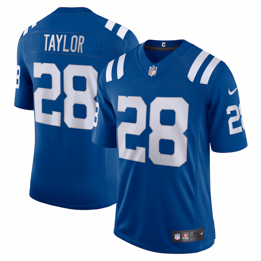 Men's Indianapolis Colts Jonathan Taylor Nike Royal Vapor Limited Jersey - U-jersey