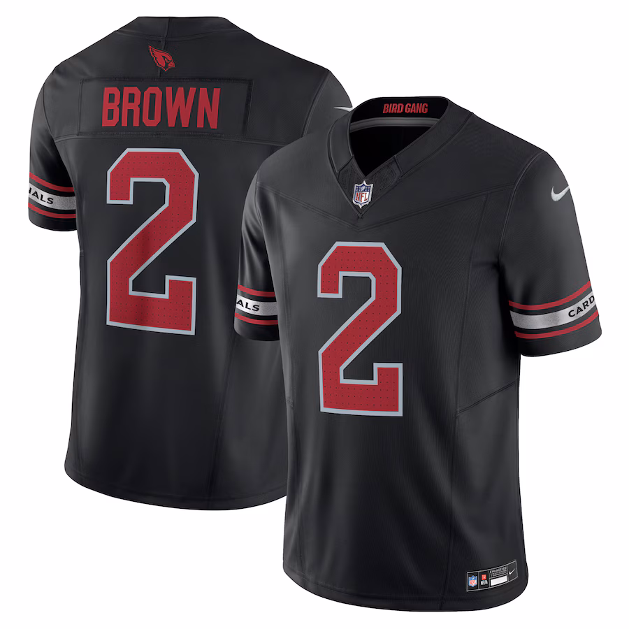 Men's Arizona Cardinals Marquise Brown Nike Black Vapor F.U.S.E. Limited Jersey - U-jersey