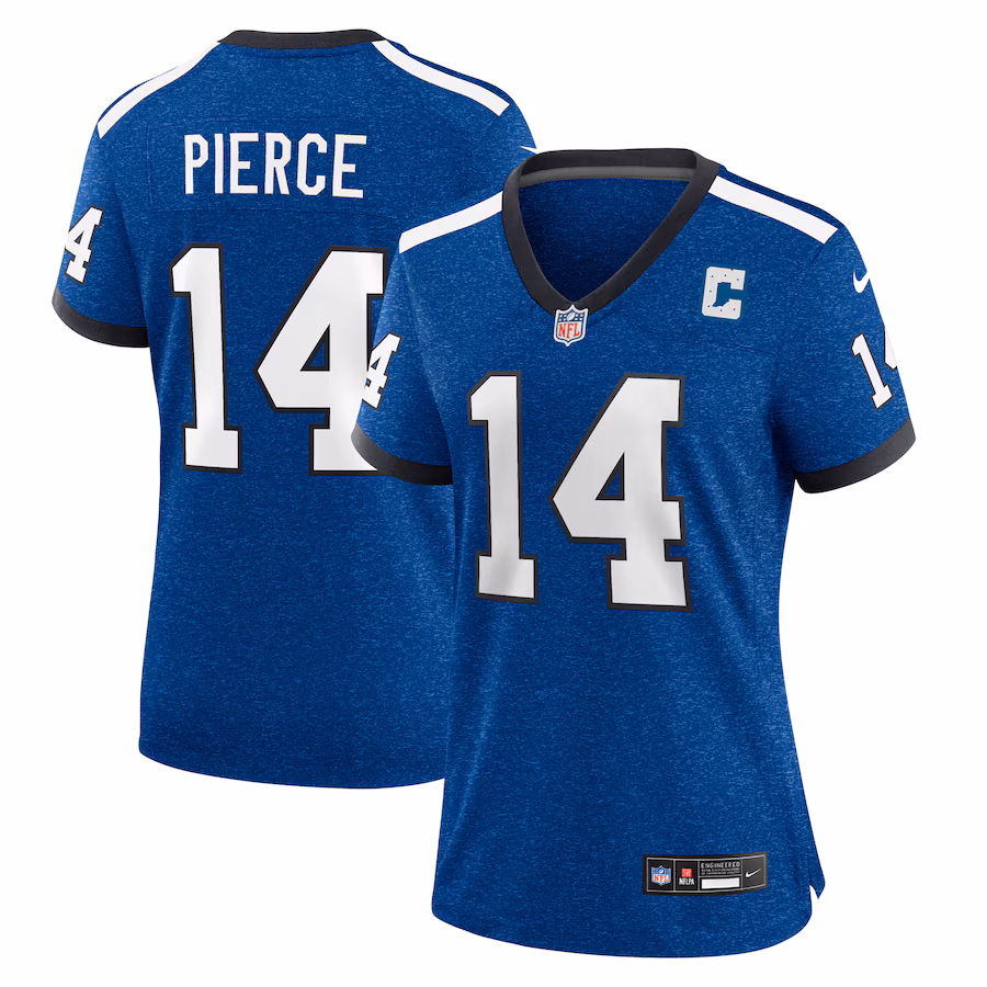 Women's Indianapolis Colts Alec Pierce Nike Royal Indiana Nights Alternate Game Jersey - U-jersey