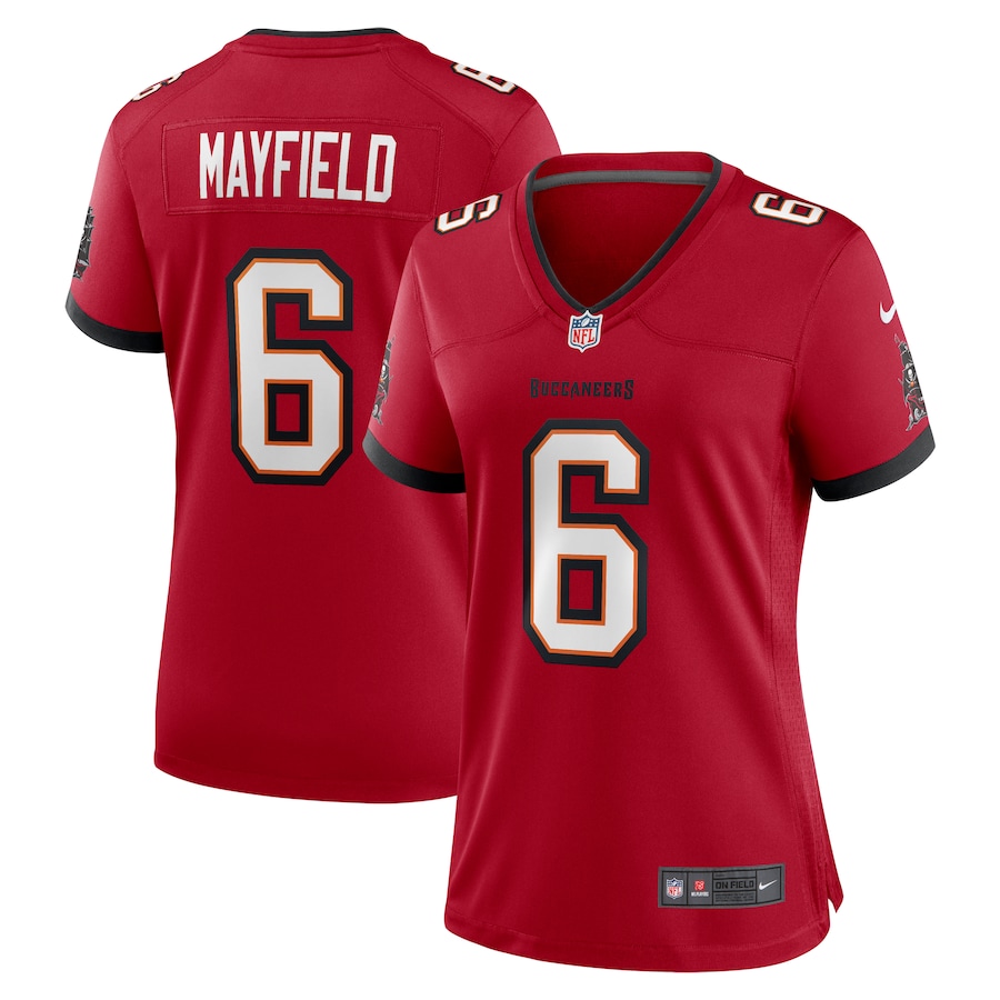 Women's Tampa Bay Buccaneers Baker Mayfield Nike Red Game Jersey - U-jersey