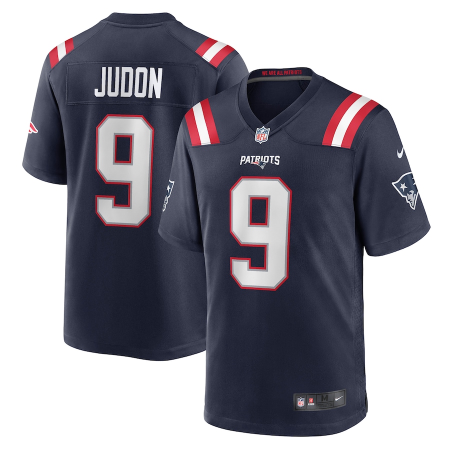 Men's New England Patriots Matthew Judon Nike Navy Game Player Jersey - U-jersey