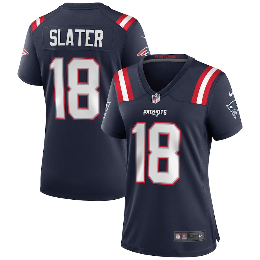 Women's New England Patriots Matthew Slater Nike Navy Game Jersey - U-jersey