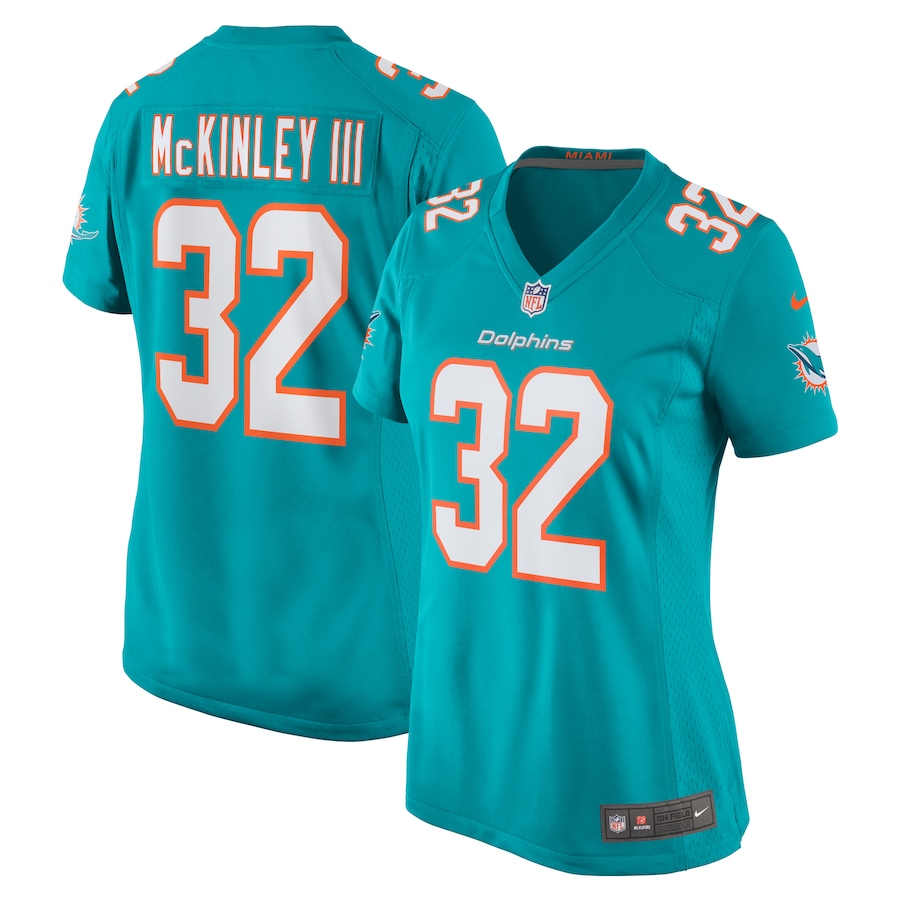 Women's Miami Dolphins Verone McKinley III Nike Aqua Game Player Jersey - U-jersey