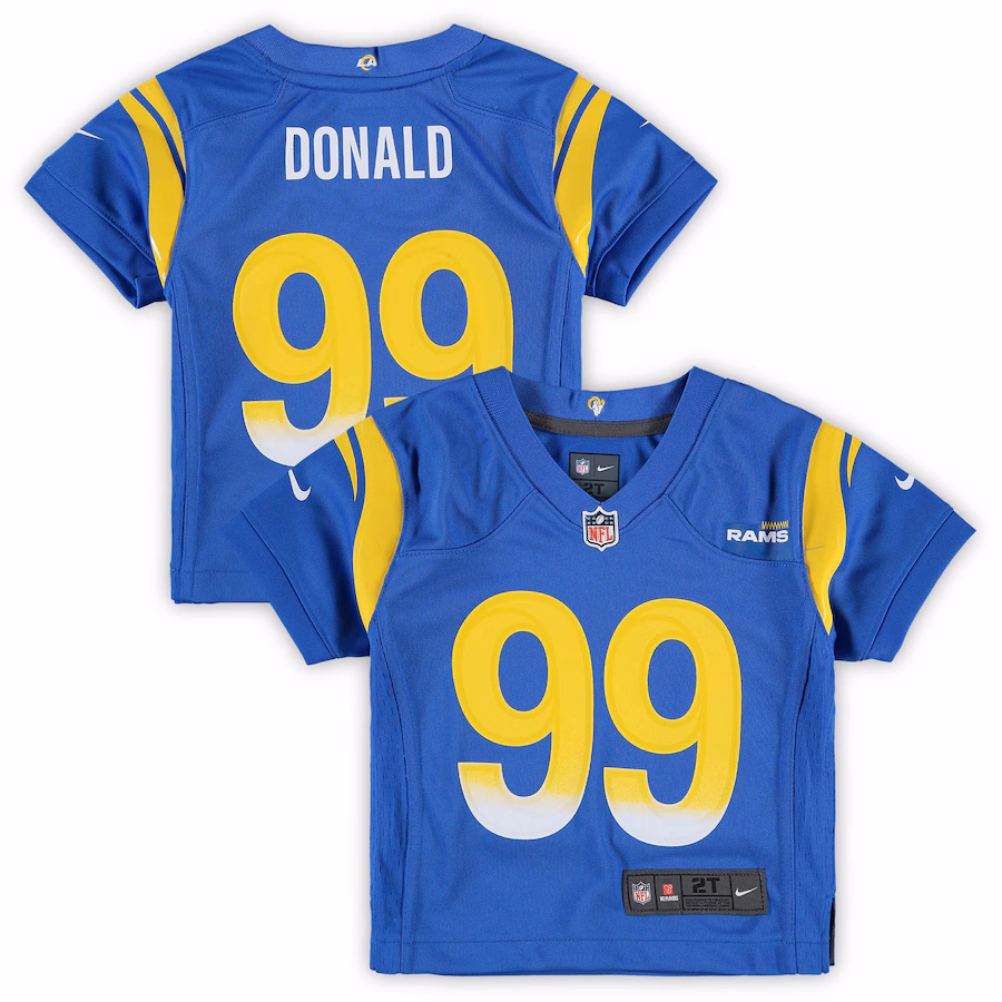 Toddler Los Angeles Rams Aaron Donald Nike Royal Game Jersey - U-jersey