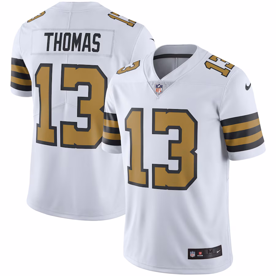 Men's New Orleans Saints Michael Thomas Nike White Vapor Untouchable Color Rush Limited Player Jersey - U-jersey