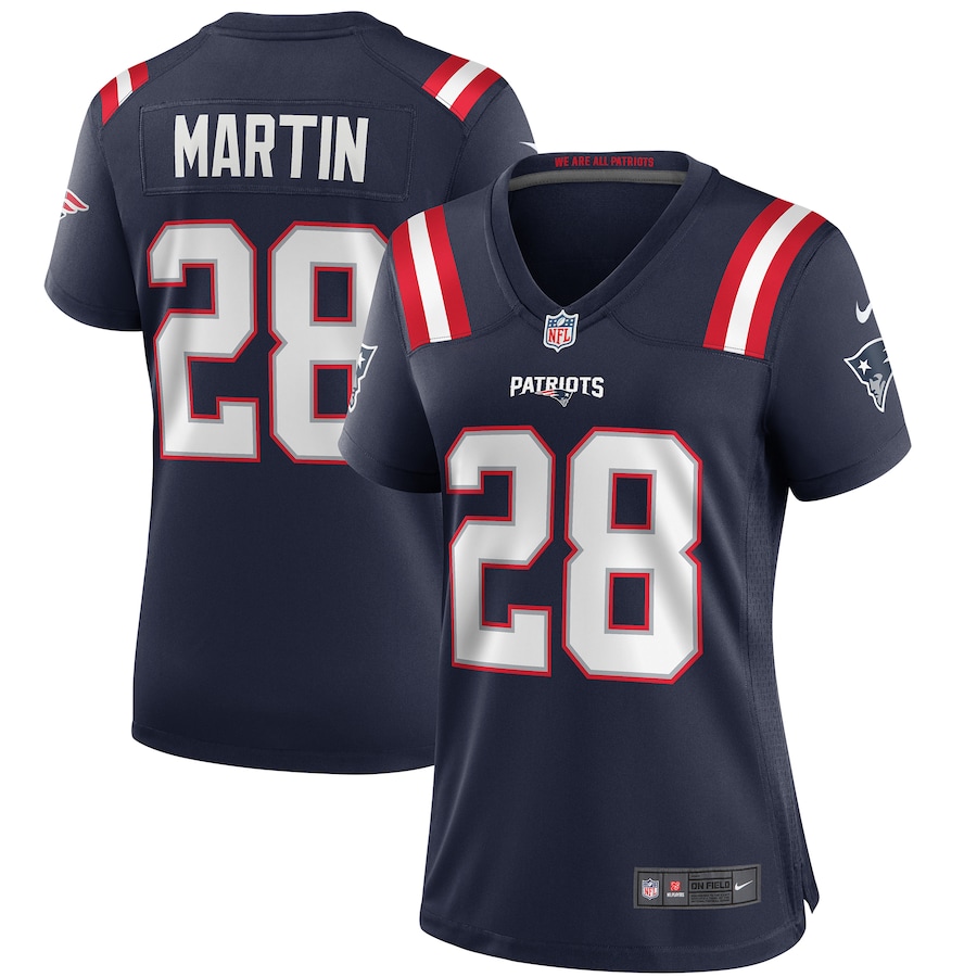 Women's New England Patriots Curtis Martin Nike Navy Game Retired Player Jersey - U-jersey