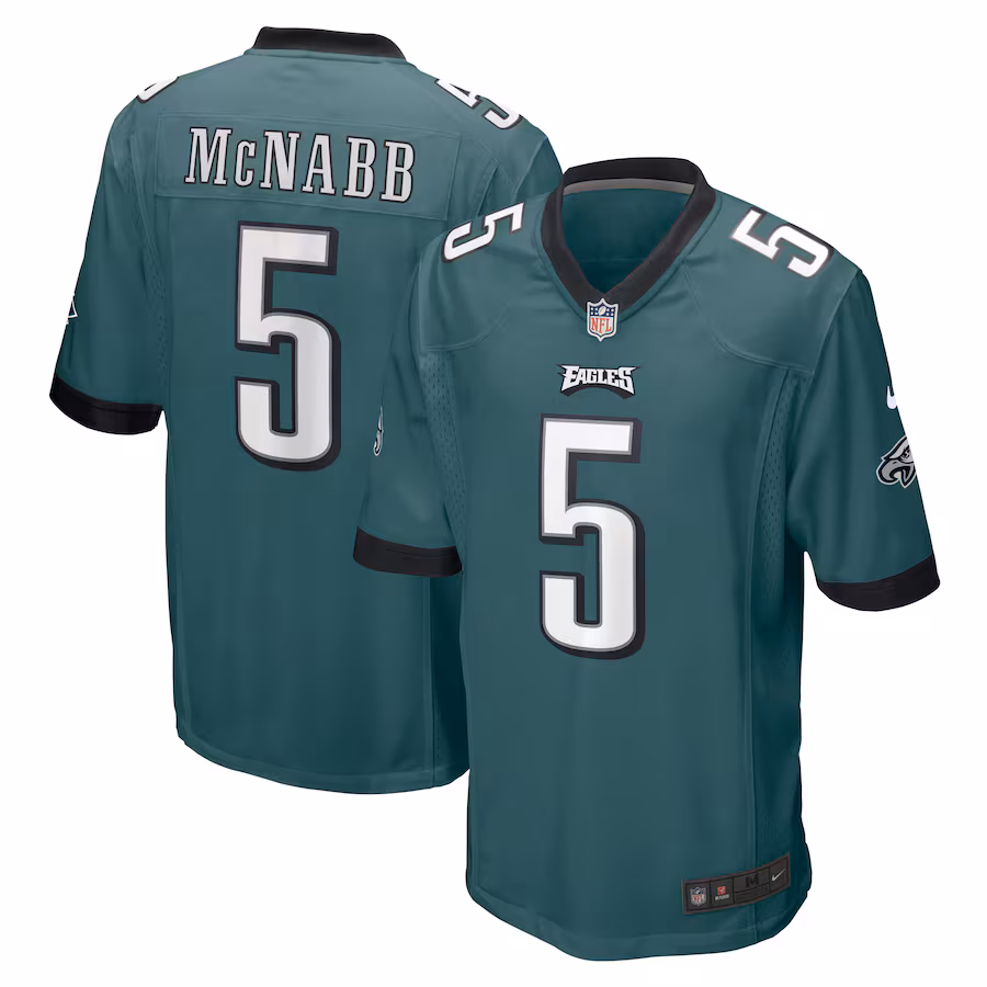 Men's Philadelphia Eagles Donovan McNabb Nike Midnight Green Retired Player Jersey - U-jersey