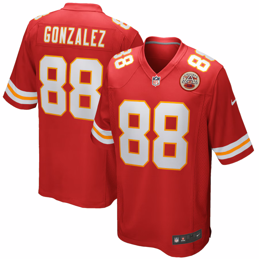 Men's Kansas City Chiefs Tony Gonzalez Nike Red Game Retired Player Jersey - U-jersey
