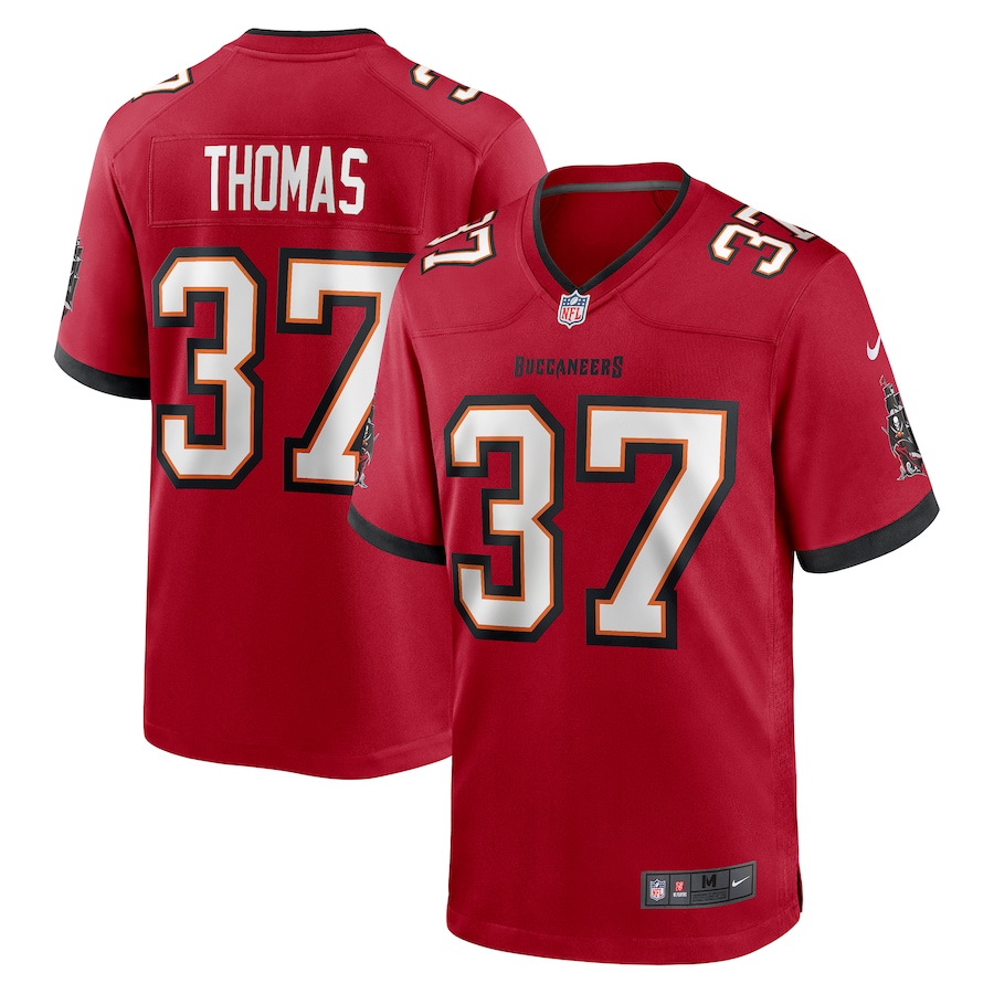 Men's Tampa Bay Buccaneers Tavierre Thomas Nike  Red  Game Jersey - U-jersey
