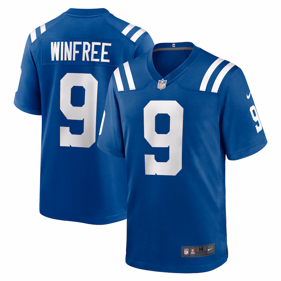 Men's Indianapolis Colts Juwann Winfree Nike  Royal Team Game Jersey - U-jersey