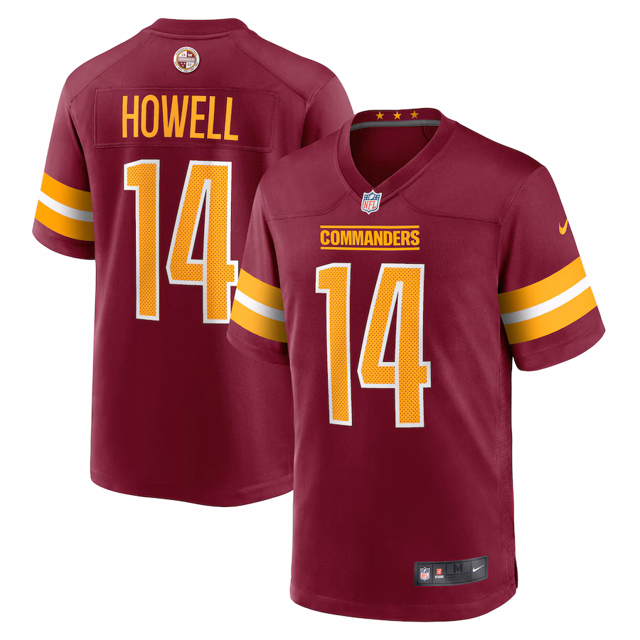 Men's Washington Commanders Sam Howell Nike Burgundy Player Game Jersey - U-jersey