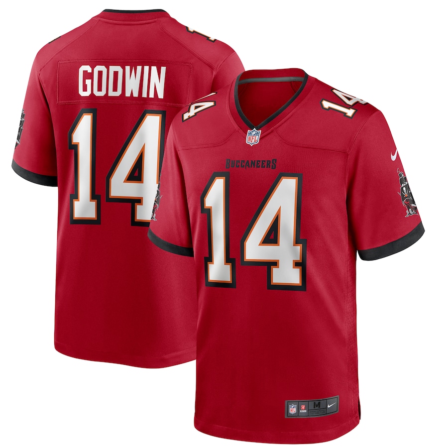 Men's Tampa Bay Buccaneers Chris Godwin Nike Red Game Player Jersey - U-jersey