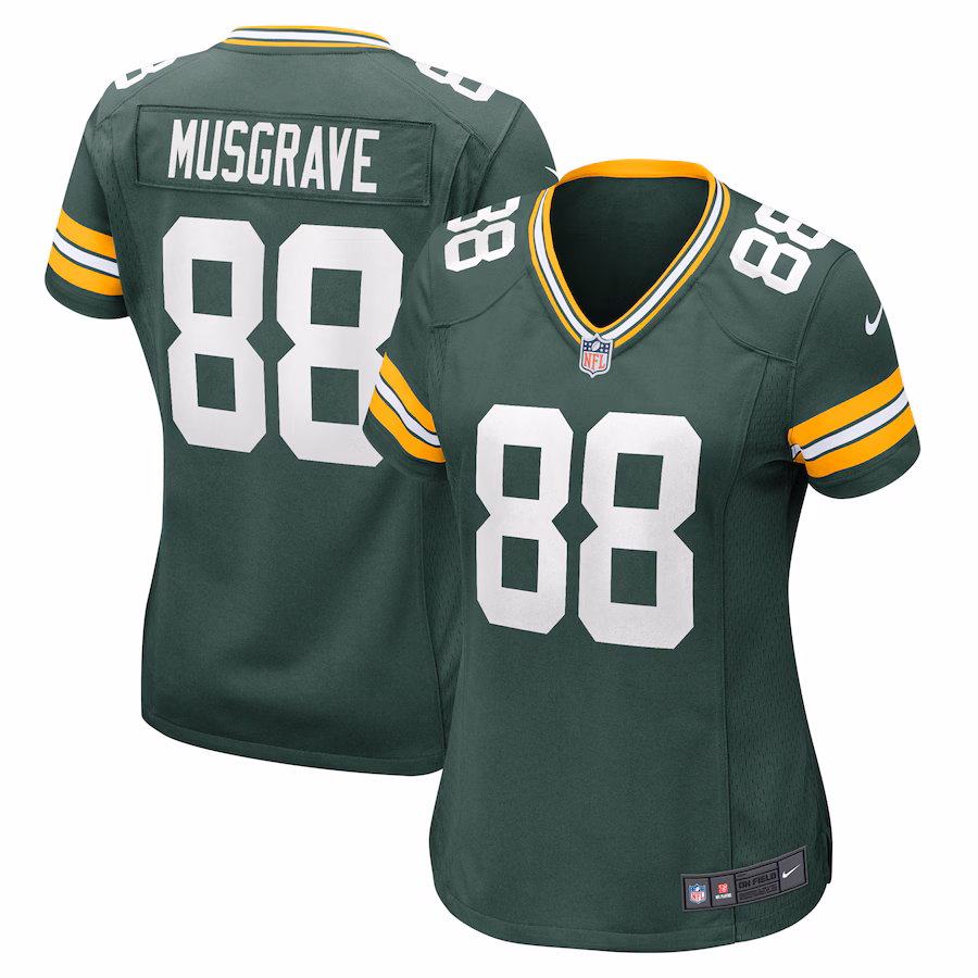 Women's Green Bay Packers Luke Musgrave Nike  Green  Game Jersey - U-jersey