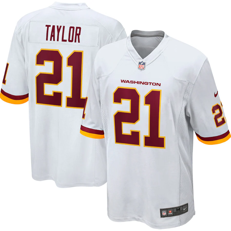 Men's Washington Football Team Sean Taylor Nike White Retired Player Team Game Jersey - U-jersey