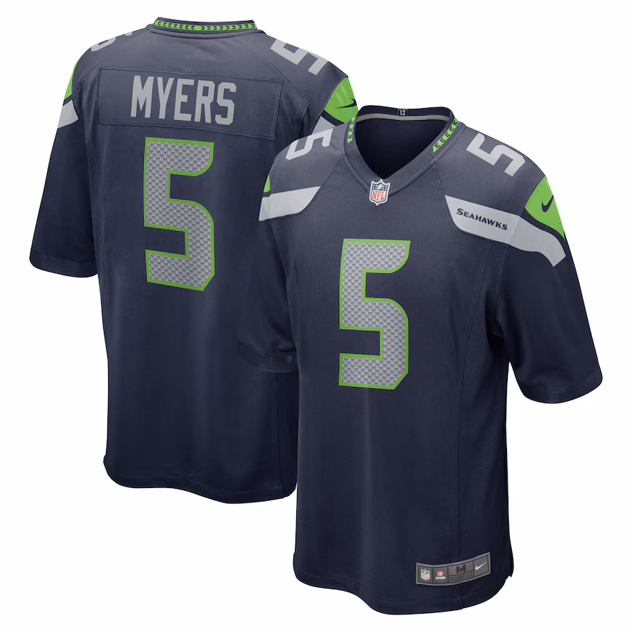 Men's Seattle Seahawks Jason Myers Nike College Navy Game Jersey - U-jersey