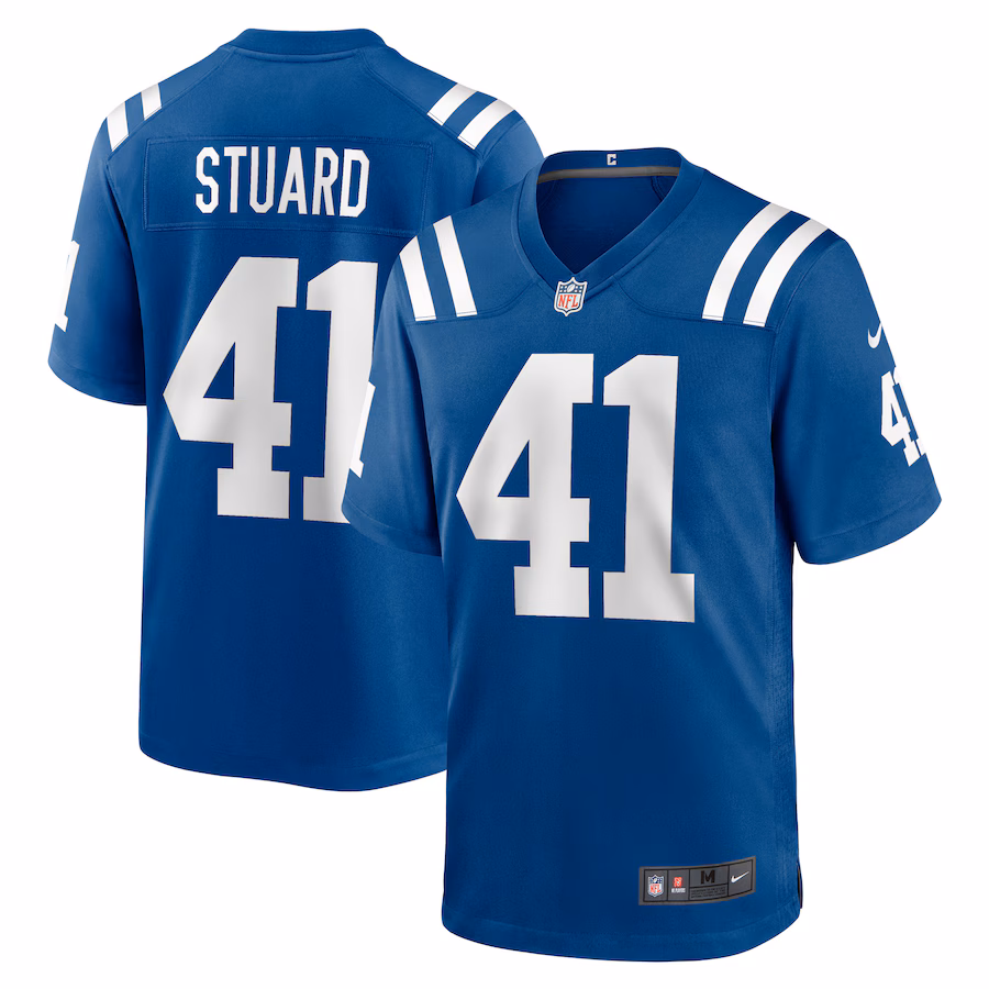Men's Indianapolis Colts Grant Stuard Nike Royal Game Player Jersey - U-jersey