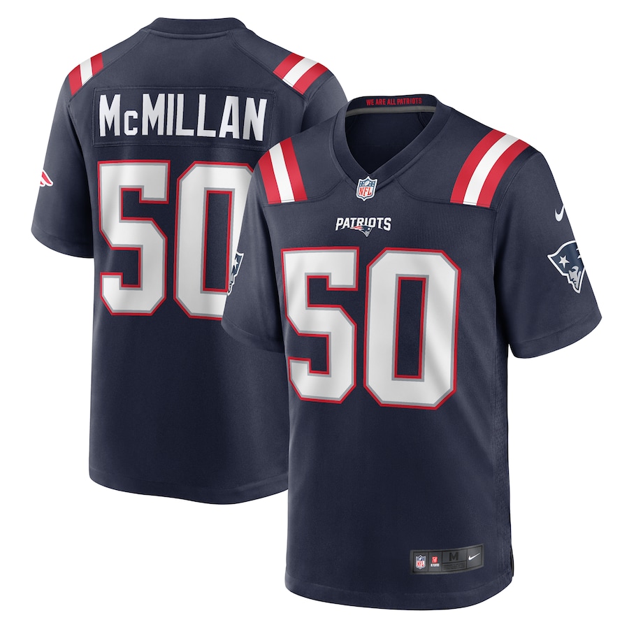Men's New England Patriots Raekwon McMillan Nike Navy Home Game Player Jersey - U-jersey