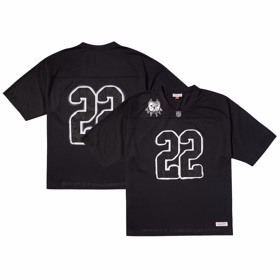 Men's Mitchell & Ness Black ÑFL Por La Cultura x CHITO Limited Edition Jersey - U-jersey