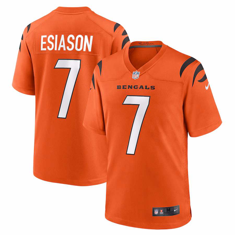 Men's Cincinnati Bengals Boomer Esiason Nike Orange Retired Player Alternate Game Jersey - U-jersey