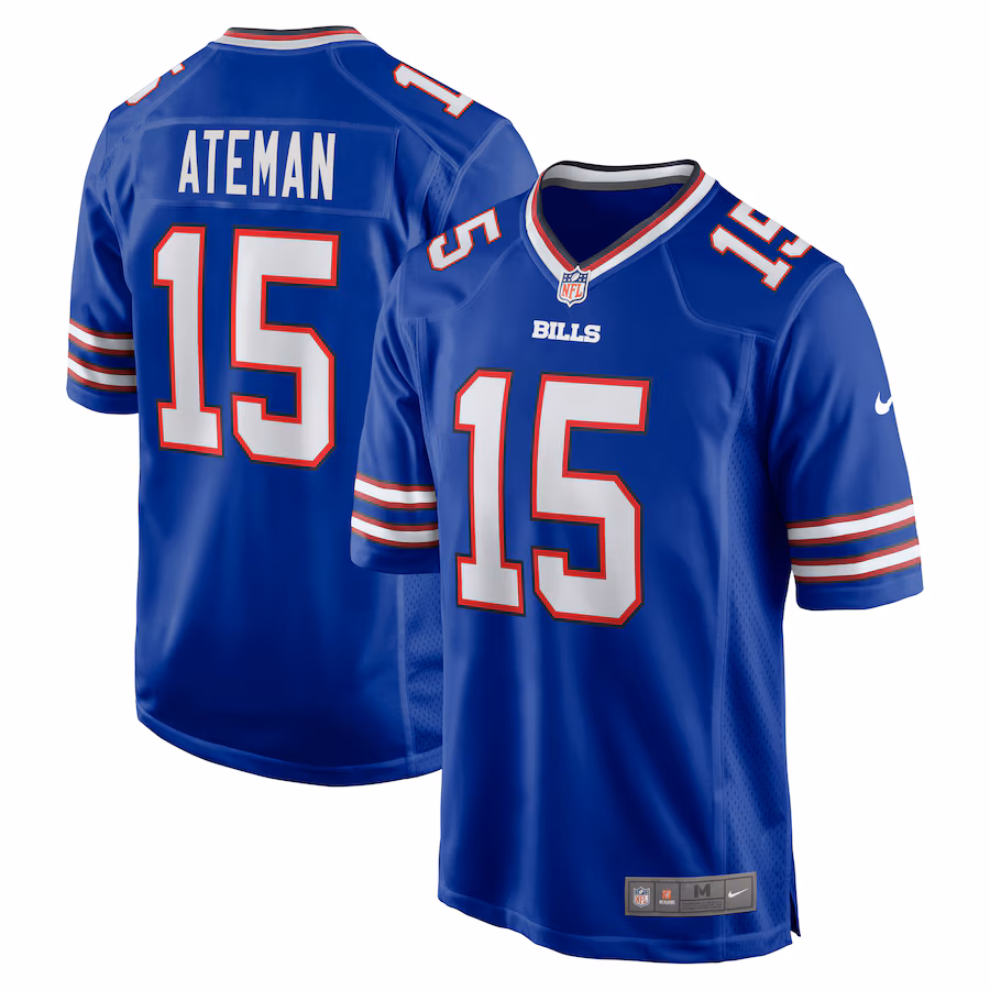 Men's Buffalo Bills Marcell Ateman Nike Royal Team Game Jersey - U-jersey