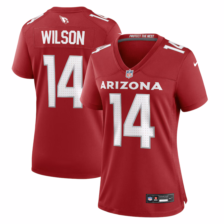 Women's Arizona Cardinals Michael Wilson Nike  Cardinal Team Game Jersey - U-jersey