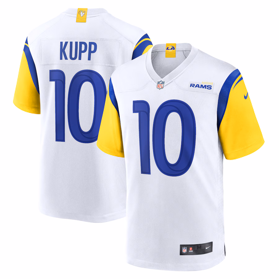 Men's Los Angeles Rams Cooper Kupp Nike White Alternate Game Jersey - U-jersey