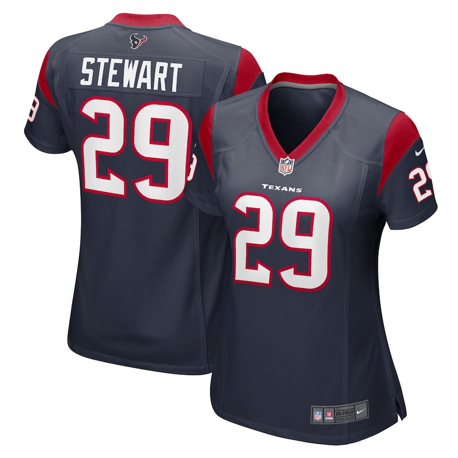 Women's Houston Texans M.J. Stewart Nike Navy Game Player Jersey - U-jersey