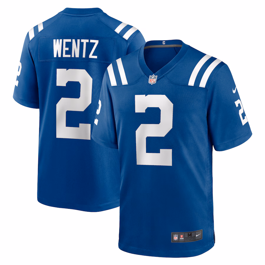 Youth Indianapolis Colts Carson Wentz Nike Royal Game Jersey - U-jersey