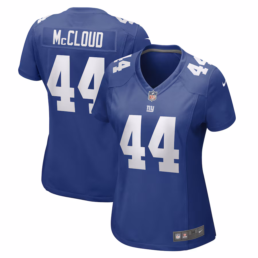 Women's New York Giants Nick McCloud Nike Royal Game Player Jersey - U-jersey