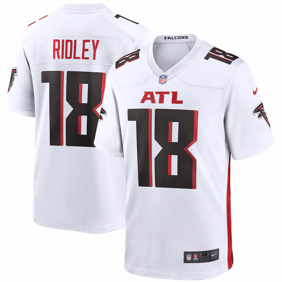 Men's Atlanta Falcons Calvin Ridley Nike White Game Jersey - U-jersey